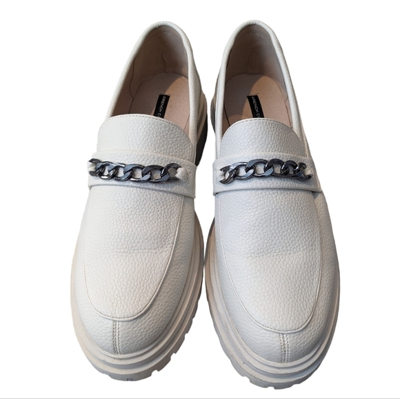 French Connection Cream Flats with Sleek Design - Picture 2 of 6